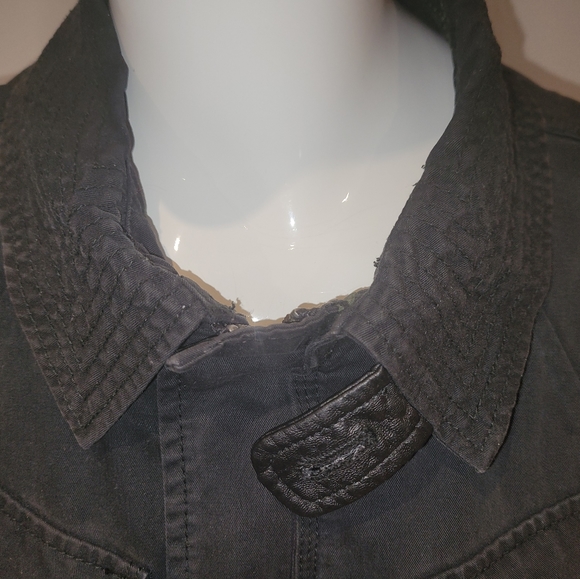 Men's Black Diesel Jacket, Size Large - Picture 3 of 8